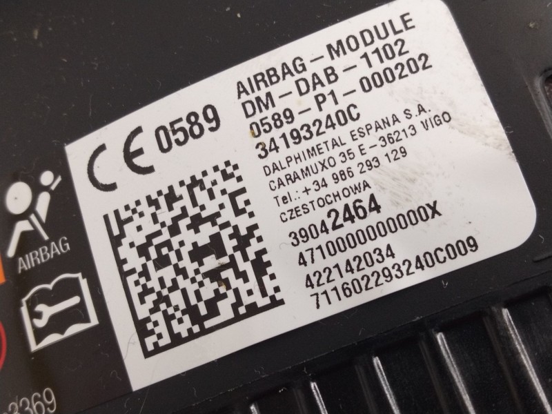 Recambio de airbag delantero izquierdo para opel astra k lim. 5türig referencia OEM IAM 39042464  