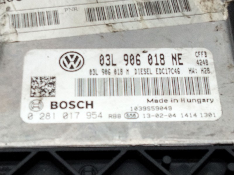 Recambio de centralita motor uce para seat alhambra (710, 711) 2.0 tdi referencia OEM IAM 03L906018 0281017954 