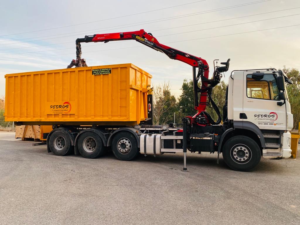 Transporte de Contenedores, desguace pedros