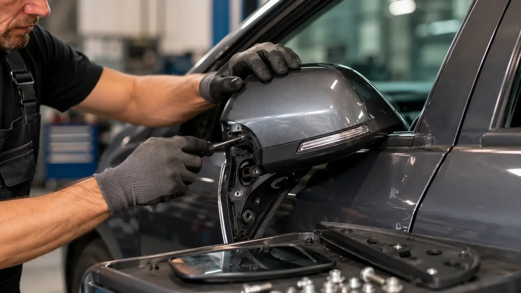 Cómo montar un retrovisor de coche paso a paso